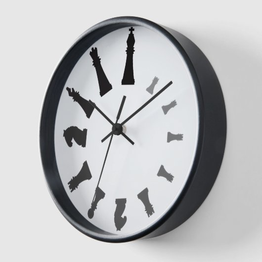 Schachstücke große Uhr (Winkel)