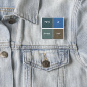 Schachte Farben von Barbados Button (Beispiel)