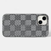 Schachte Liebe in Schwarz und Weiß Case-Mate iPhone Hülle (Rückseite (Horizontal))