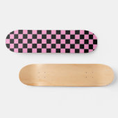 Schachte schwarz-rosa Skateboard (Horizontal)