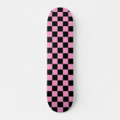 Schachte schwarz-rosa Skateboard (Vorne)