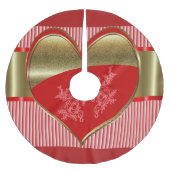 Schachtel aus dem Herz-Tree-Rock Polyester Weihnachtsbaumdecke (Vorderseite)