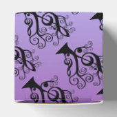 Schachtel "Black & Lila Music Treble" Geschenkschachtel (Oben)