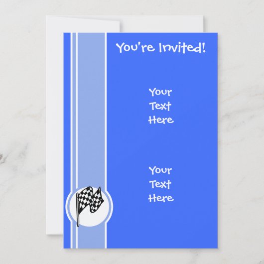 Schachtel; blau einladung (Vorderseite)