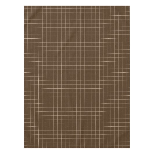 Schachtel, Brown Cotton Tablecloth 52"x70" Tischdecke (Vorderseite)