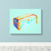 Schachtel Canvas drucken Leinwanddruck (Insitu (Holzboden))