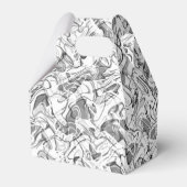 Schachtel für Abstraktes Gastgeschenk mit grauem u Geschenkschachtel (Rückseite)