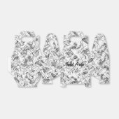 Schachtel für Abstraktes Gastgeschenk mit grauem u Geschenkschachtel (Ungefaltet)