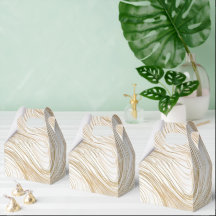 Schachtel für das Design von Gold und Weiß