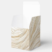 Schachtel für das Design von Gold und Weiß Geschenkschachtel (Geöffnet)