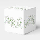 Schachtel für den weißen blühenden Wein Herz Class Geschenkschachtel (Vorderseite)