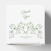 Schachtel für den weißen blühenden Wein Herz Class Geschenkschachtel (Oben)