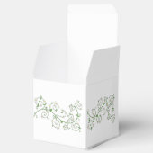 Schachtel für den weißen blühenden Wein Herz Class Geschenkschachtel (Geöffnet)