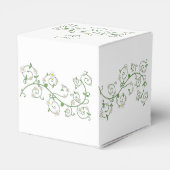 Schachtel für den weißen blühenden Wein Herz Class Geschenkschachtel (Rückseite)