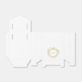 Schachtel für die dekorative Monogramm-Gastgeschen Geschenkschachtel (Ungefaltet)