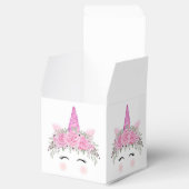 Schachtel für Einhorn-Gastgeschenk Geschenkschachtel (Geöffnet)