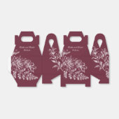 Schachtel für Elegant und Weiß-Blüten Geschenkschachtel (Ungefaltet)