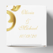 Schachtel für Gastgeschenke Hochzeiten aus Weiß un Geschenkschachtel (Oben)