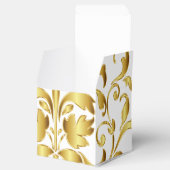 Schachtel für Gastgeschenke Hochzeiten aus Weiß un Geschenkschachtel (Geöffnet)