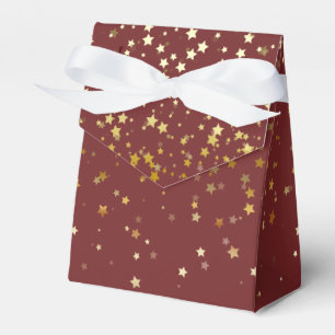 Schachtel für Geschenke und Gefallen in Burgund &  Geschenkschachtel