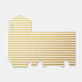 Schachtel für Gold und Weiß Geschenkschachtel (Ungefaltet)