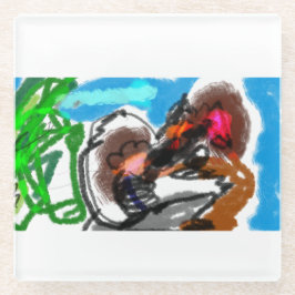 Schachtel für Holzschmuck Glasuntersetzer