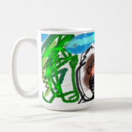 Schachtel für Holzschmuck Kaffeetasse