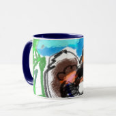 Schachtel für Holzschmuck Tasse (Vorderseite Links)