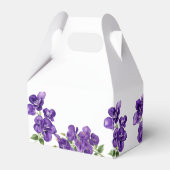 Schachtel für Lila Violetten Geschenkschachtel (Rückseite)