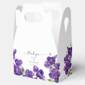 Schachtel für Lila Violetten Geschenkschachtel (Geöffnet)