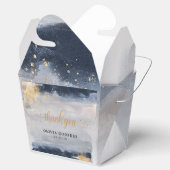 Schachtel für Navy und Gold Baby Dusche Geschenkschachtel (Geöffnet)