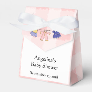 Schachtel für Pink und White Baby Dusche Geschenkschachtel