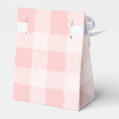 Schachtel für Pink und White Baby Dusche Geschenkschachtel (Rückseite)