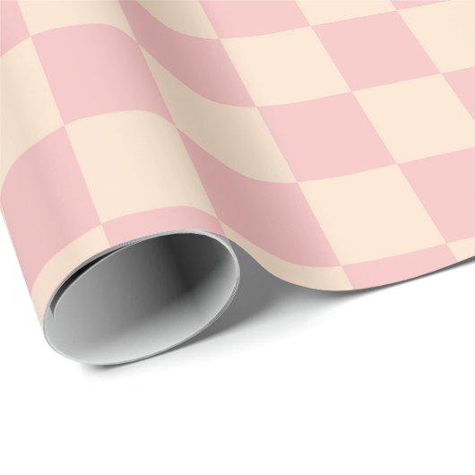 Schachtel für Rosa und Creme Geschenkpapier (Rolleneckpunkt)