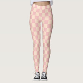 Schachtel für Rosa und Creme Leggings