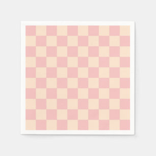 Schachtel für Rosa und Creme Serviette