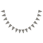 Schachtel für Schwarz-Weiß-Racing Wimpelkette (Alle)