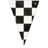 Schachtel für Schwarz-Weiß-Racing Wimpelkette (Erste Fahne)