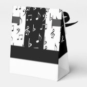 Schachtel für Schwarz-Weiß-Streifen Geschenkschachtel (Rückseite)