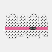 Schachtel für schwarze Polka-Punkte und rosa Strei Geschenkschachtel (Ungefaltet)
