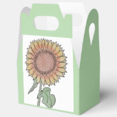 Schachtel für Sonnenblumen Geschenkschachtel (Offen)