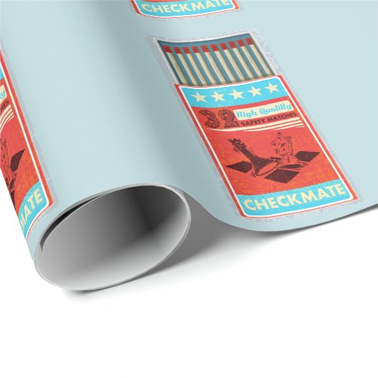 Schachtel für Streichhölzer Pop Geschenkpapier (Rolleneckpunkt)