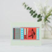 Schachtel für Streichhölzer Pop Postkarte (Stehend Vorderseite)