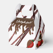 Schachtel für süße Leckereien Gastgeschenk Geschenkschachtel (Rückseite)