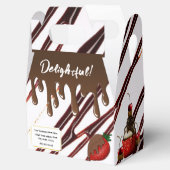 Schachtel für süße Leckereien Gastgeschenk Geschenkschachtel (Geöffnet)