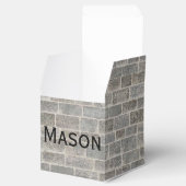 Schachtel für traditionelle Grauziegeln Geschenkschachtel (Geöffnet)