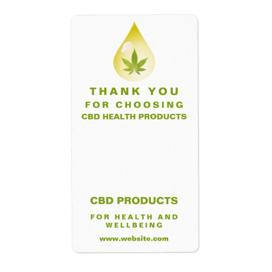 Schachtel für Verpackungen mit Öle der CBD (Vorne)