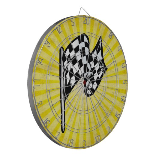 Schachtel; gelb dartscheibe (Vorderseite Links)