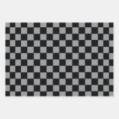 Schachtel grau und schwarz geschenkpapier set (Vorderseite)