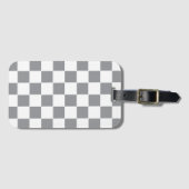Schachtel grau und weiß gepäckanhänger (Vorderseite (Horizontal))